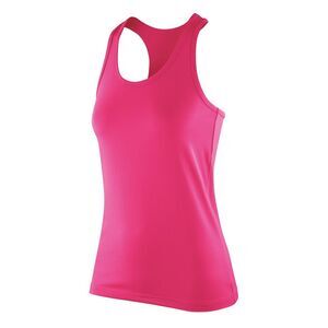 Spiro Womens/Ladies Impact Softex Sleeveless Fitness Tank Top / Candy
